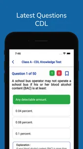 Illinois CDL Permit Practice screenshot 0