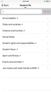 RMIT app screenshot 4