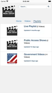 Apollo Media Center - Buffalo screenshot 1
