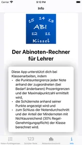 Abinoten-Rechner für Lehrer screenshot 0