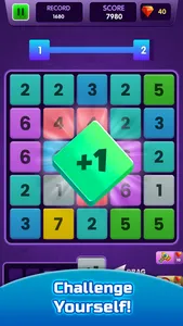 Merge Block Plus Number Puzzle screenshot 1