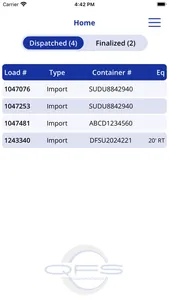 QFS Driver App screenshot 2