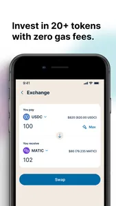 Minke Wallet: Polygon and USDC screenshot 1