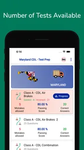 Maryland CDL Permit Practice screenshot 2