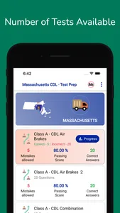 Massachusetts CDL Permit Test screenshot 2