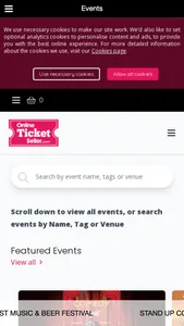 Online Ticket Seller App screenshot 2