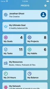 PROSYS - Life Management Tool screenshot 0