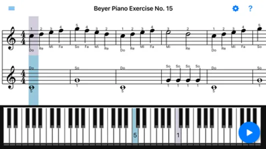 Beyer Piano Exercises screenshot 2