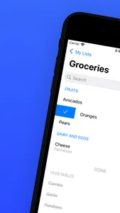 Listish — Simple Shopping List screenshot 1