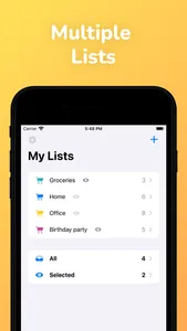 Listish — Simple Shopping List screenshot 3