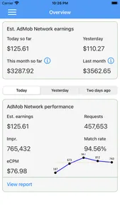 Ads Earnings Tracker screenshot 0