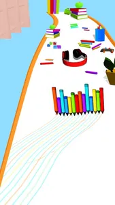 Pencil Color Run: Pen Rush 3d screenshot 3