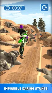 Dirt Bike Motor Racer Stunt 3D screenshot 1