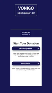 Vonigo - Donation Drop-Off screenshot 0