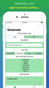 Privacy Policy Generator screenshot 0