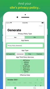 Privacy Policy Generator screenshot 2