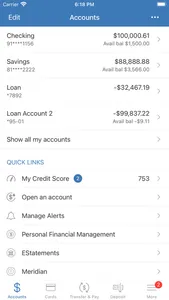 THCU Mobile Banking App screenshot 2