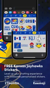 Kansas Jayhawks Keyboard screenshot 1