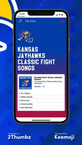 Kansas Jayhawks Keyboard screenshot 2