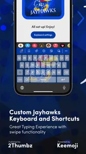 Kansas Jayhawks Keyboard screenshot 3