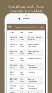 Tidy Promotions screenshot 1