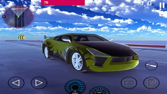 Neon Car Drift Simulator screenshot 1