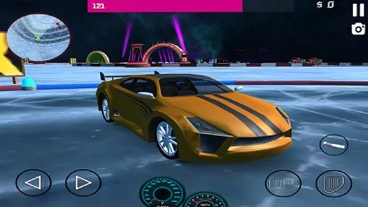 Neon Car Drift Simulator screenshot 3