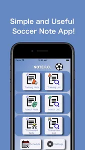 NOTE F.C. - Soccer note app - screenshot 0