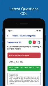Virginia CDL Permit Practice screenshot 0