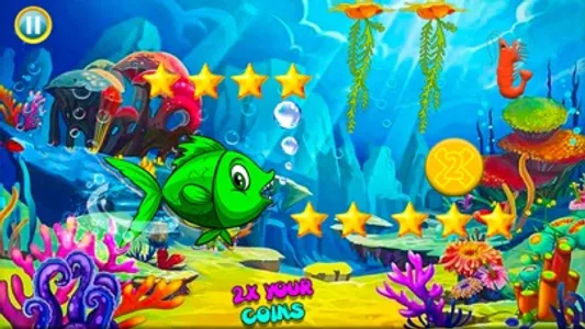 Endless Fish Running Game 2021 screenshot 1