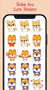 Shiba Inu Cute Stickers screenshot 2