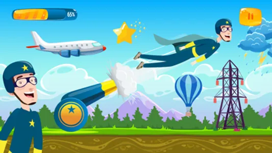 Cannon Man: Fly To Infinity screenshot 2