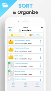 Notes Expert: Sort, OCR, Email screenshot 1