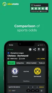 Sbostats: live, stats and odds screenshot 3