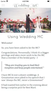 Wedding MC screenshot 0