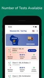 Wisconsin CDL Permit Practice screenshot 2