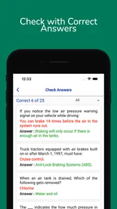 Wisconsin CDL Permit Practice screenshot 7
