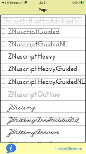 ZMethod Fonts for Zaner Bloser screenshot 0