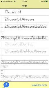 ZMethod Fonts for Zaner Bloser screenshot 6