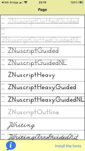 ZMethod Fonts for Zaner Bloser screenshot 7