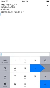 FlickCalc + Keyboard Extension screenshot 0