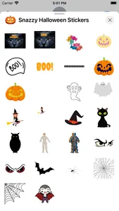 Snazzy Halloween Stickers screenshot 0