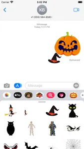 Snazzy Halloween Stickers screenshot 2