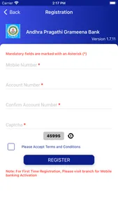 APGB MOBILE BANKING screenshot 1