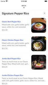 Pepper Lunch screenshot 2