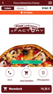 Pizza Lieferservice o'Factory screenshot 0