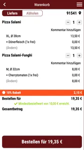 Pizza Lieferservice o'Factory screenshot 1