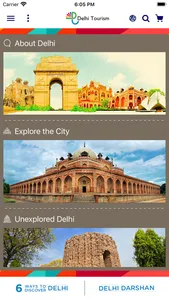 Delhi Tourism Official screenshot 1