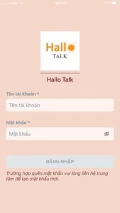 Hallo Talk screenshot 0