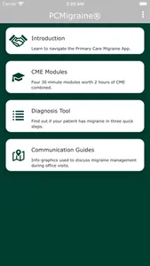 Primary Care Migraine© NHF screenshot 0